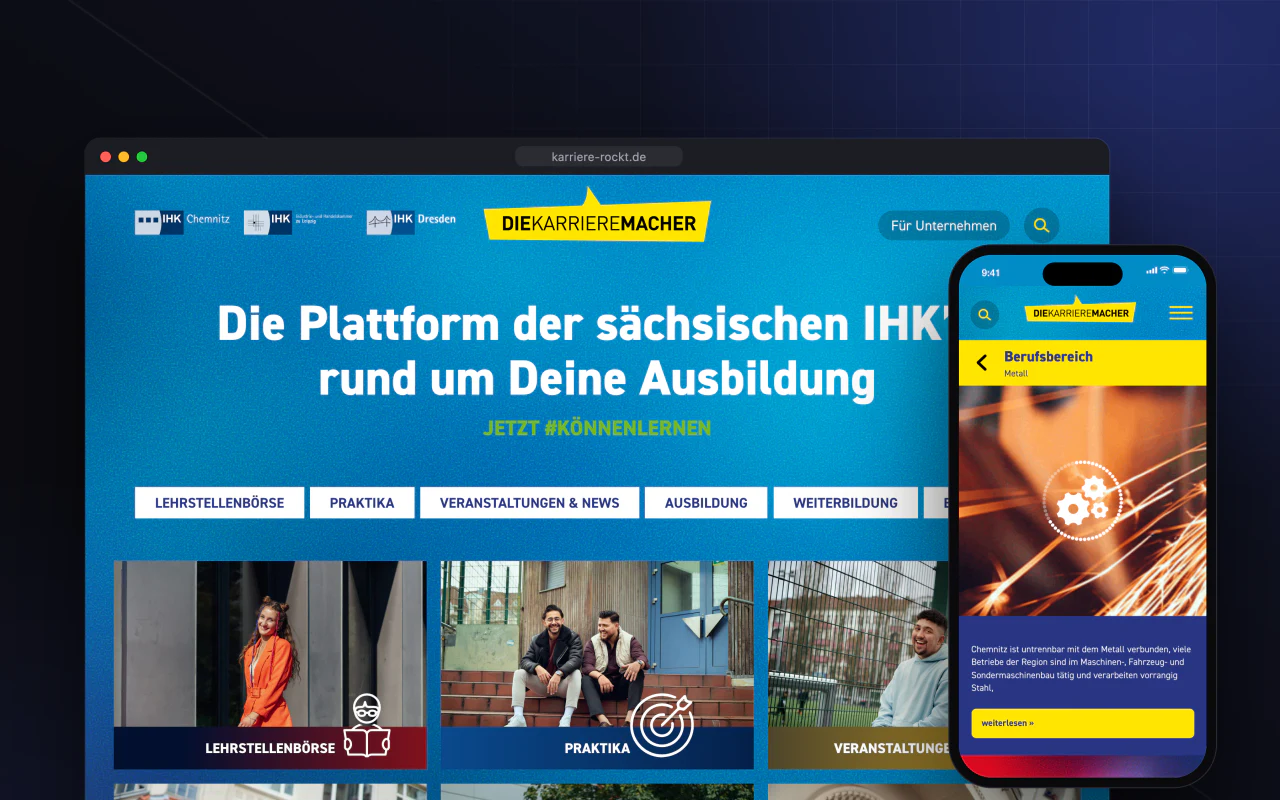 Karriere rockt – Projektansicht