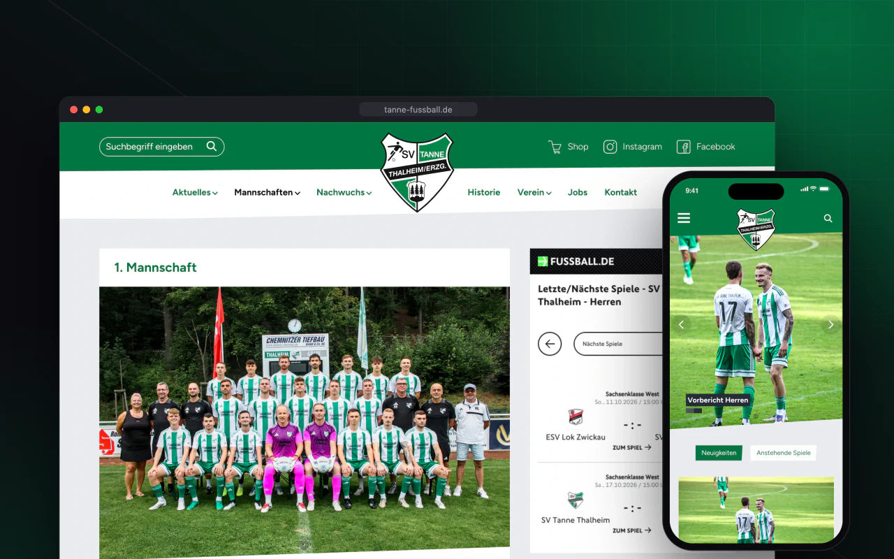 SV Tanne Thalheim – Projektansicht