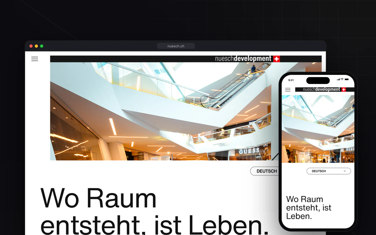 Nüesch Development – Projektansicht