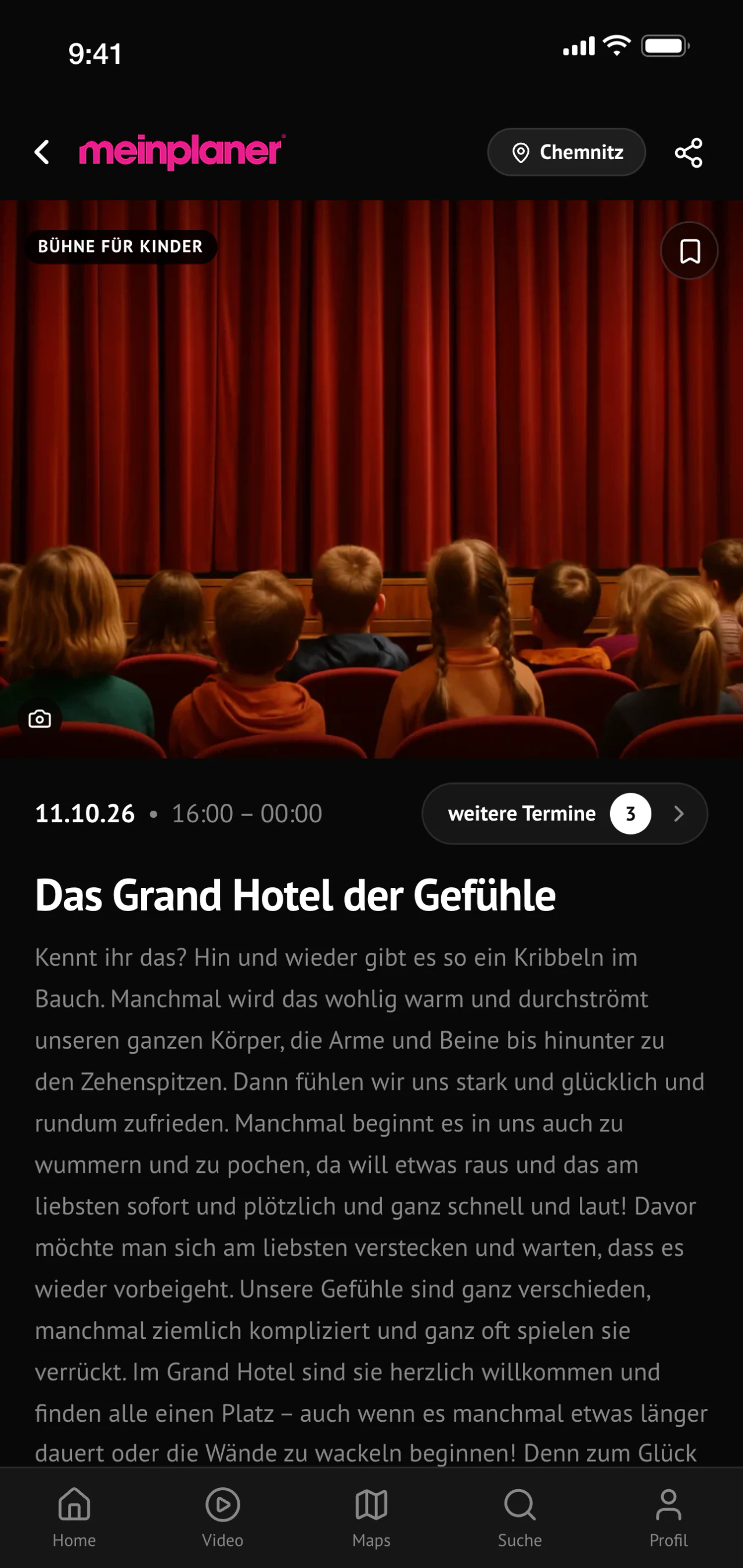 Veranstaltung & Karte