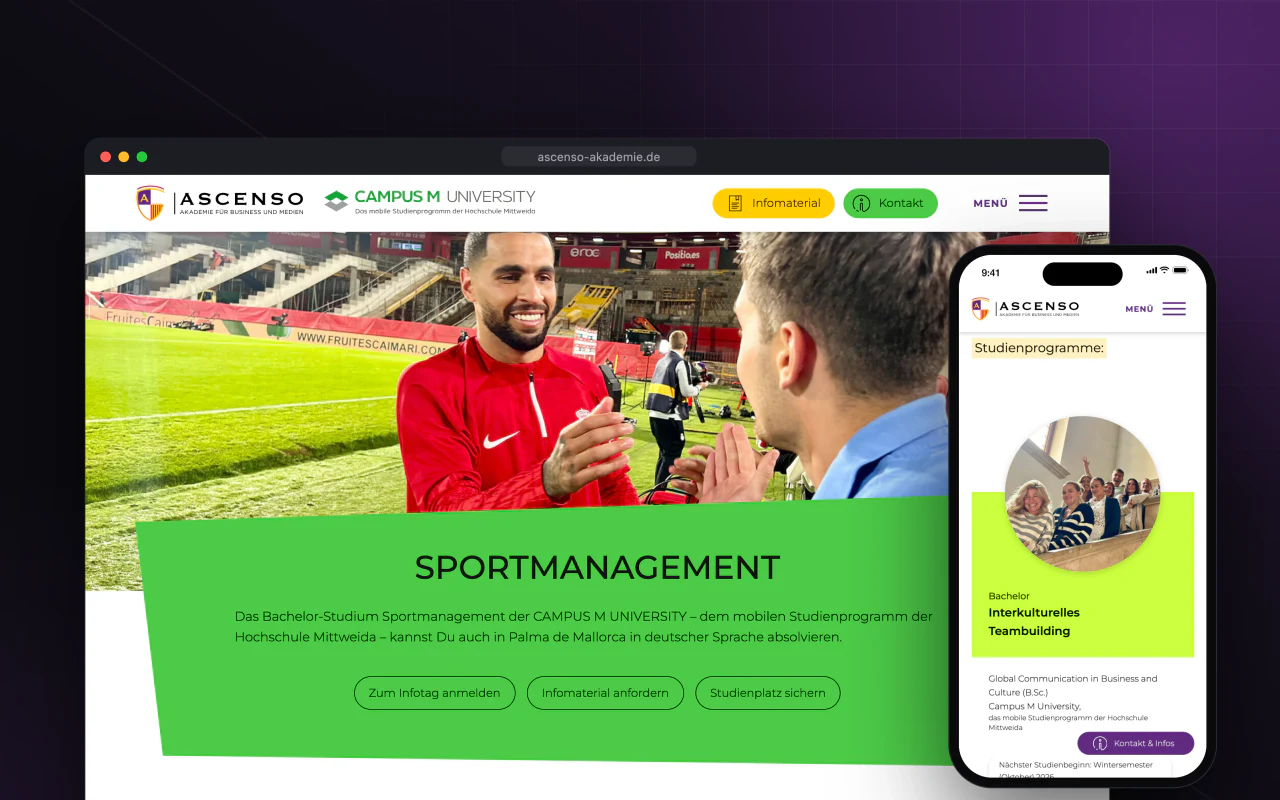 ASCENSO Akademie – Projektansicht